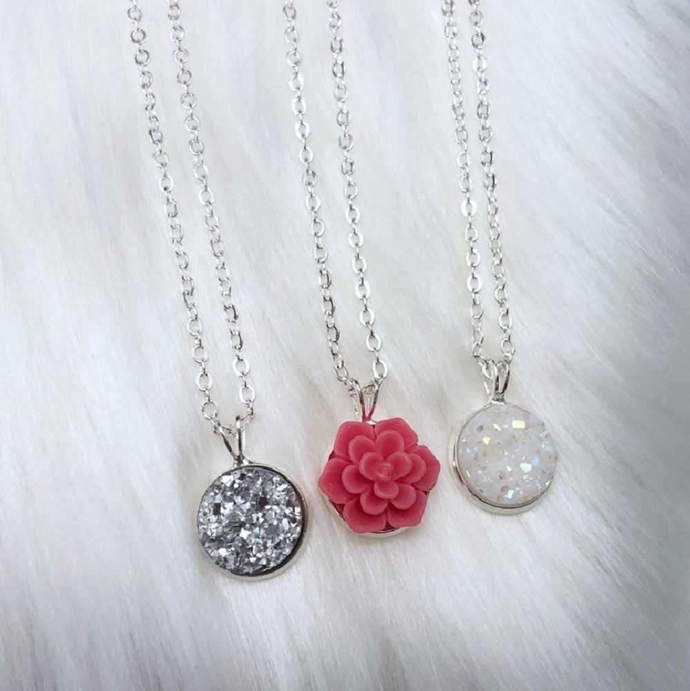 💖 Choice of Silver Charmed Necklace
